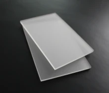 PLEXI Matowa Frost (bezbarwny rdzeń) 5mm Na Wymiar
